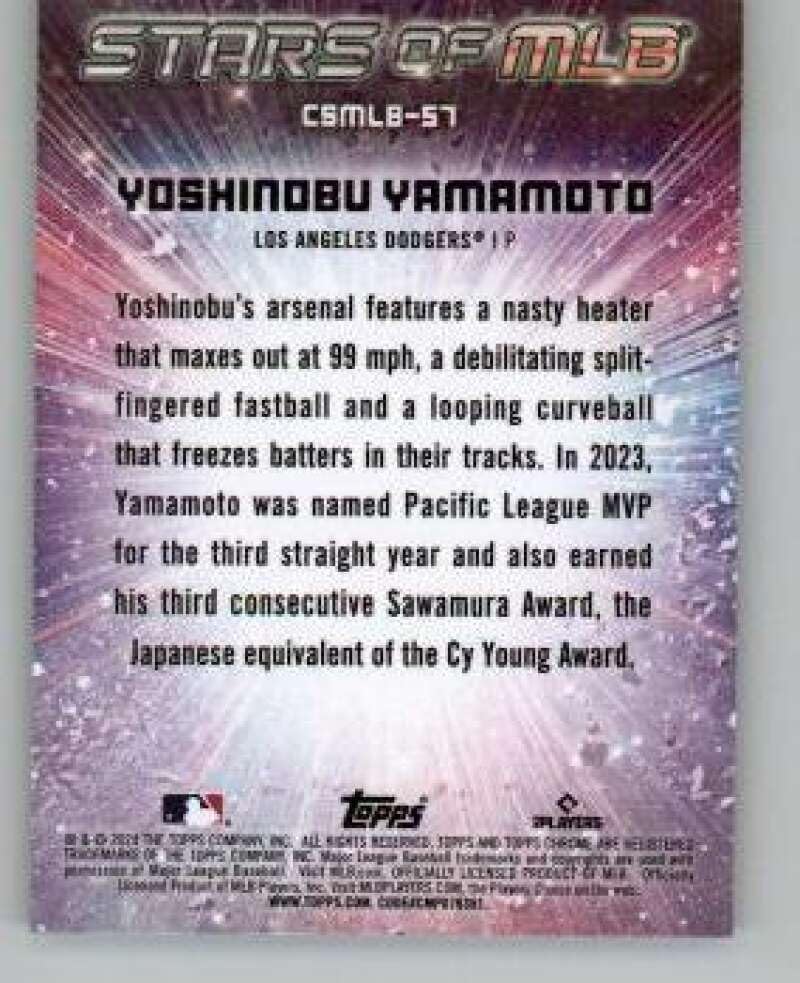 Amazon.com: 2024 Topps Stars of MLB Chrome #CSMLB-57
